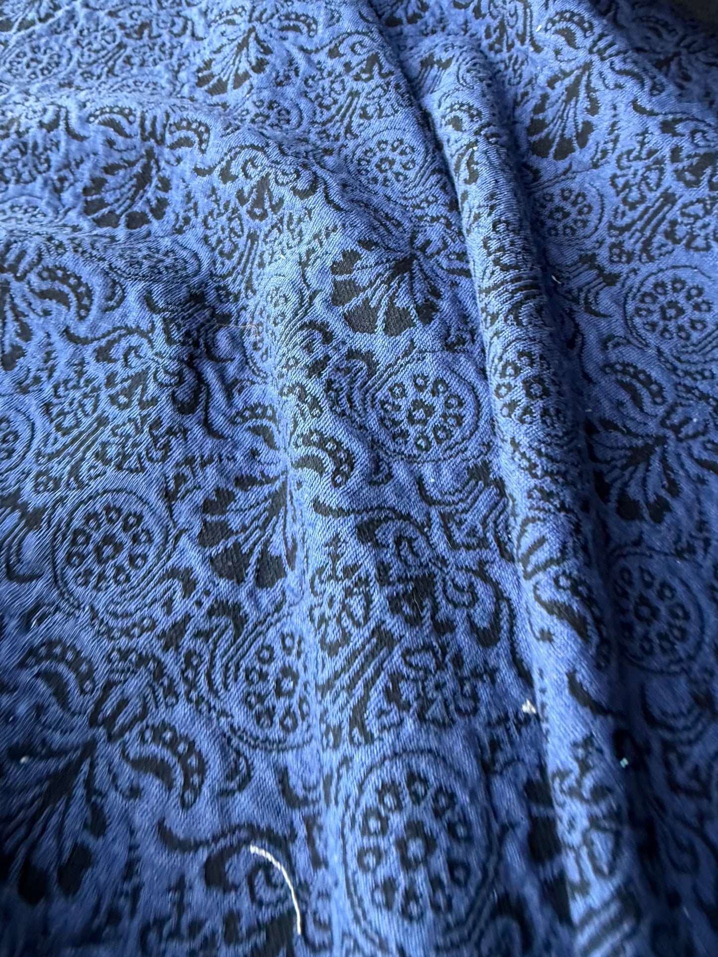 ISE 008 indigo/black jersey jacquard