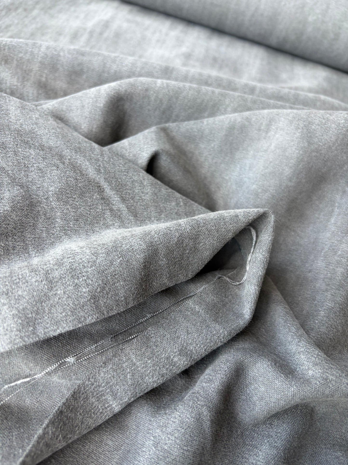 ISE 009 grey stonewashed heavy cotton canvas stretch