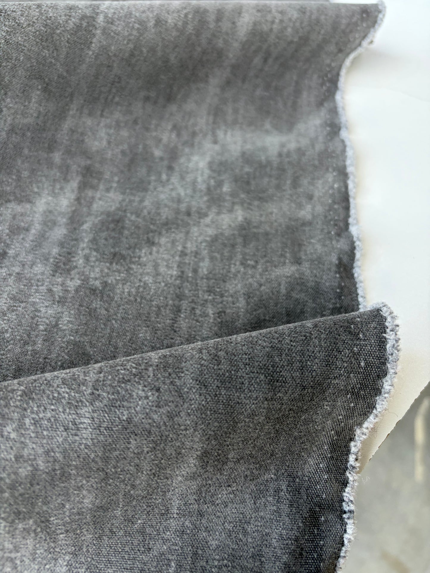 ISE 009 grey stonewashed heavy cotton canvas stretch