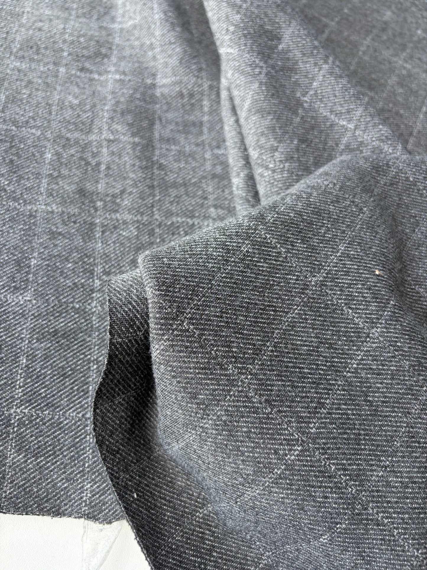 ISE 010 checkered wool double face