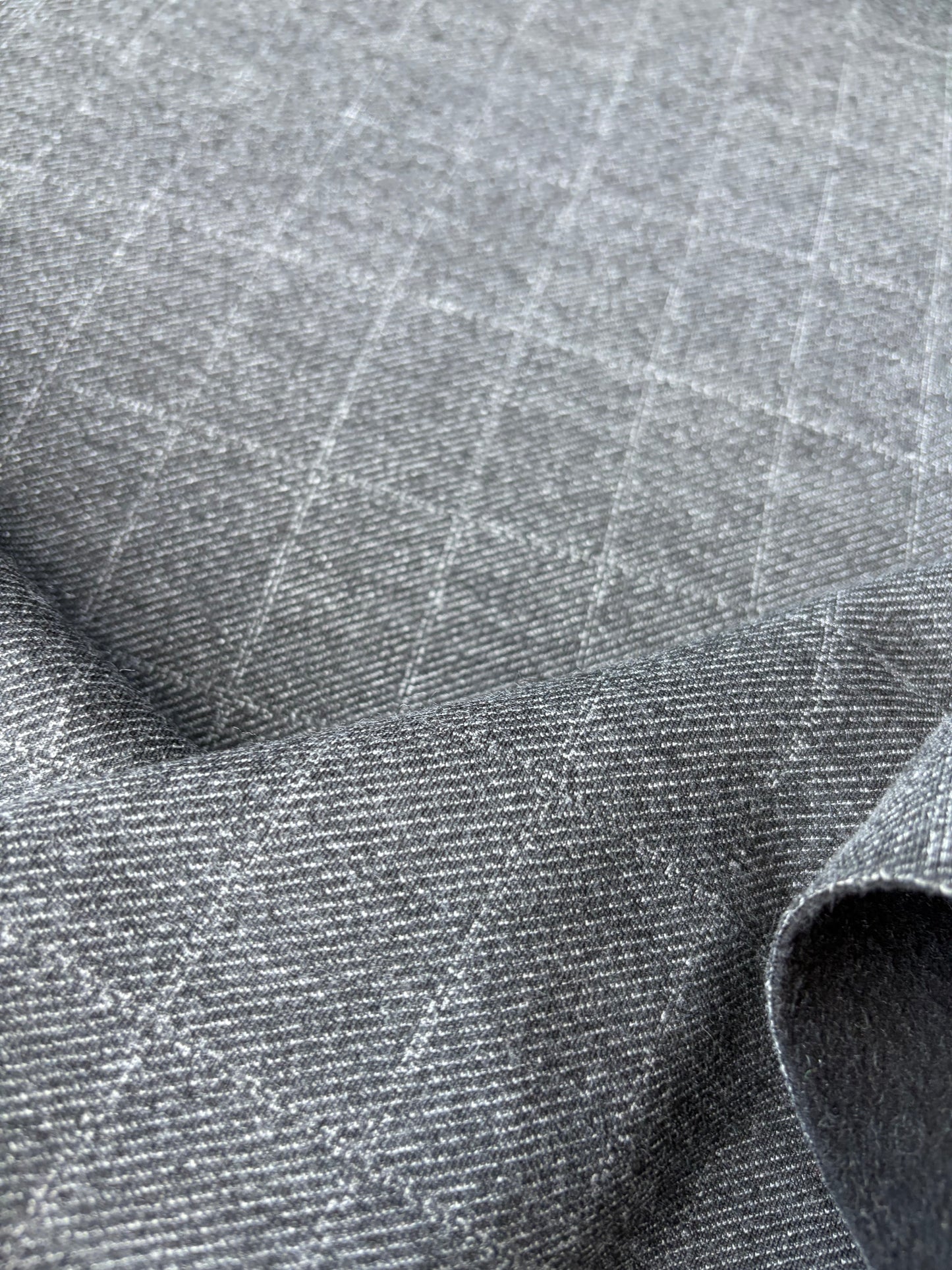 ISE 010 checkered wool double face