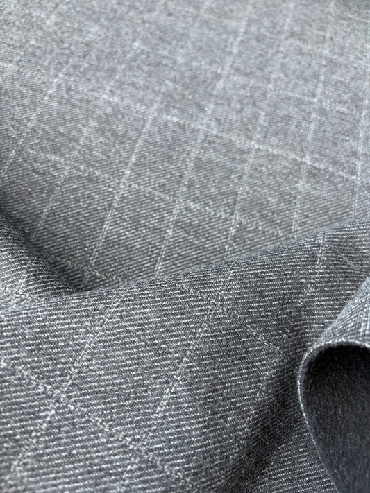 ISE 010 checkered wool double face