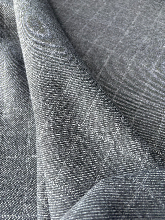 ISE 010 checkered wool double face