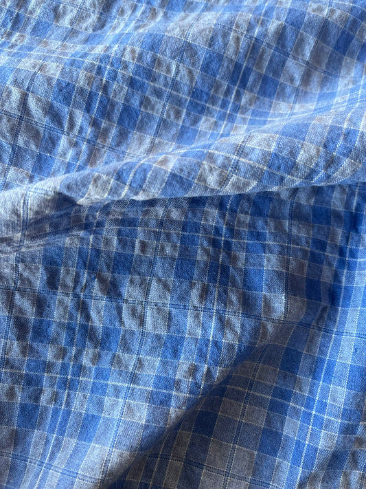 GAUTIER 014 washed colourwoven cotton check