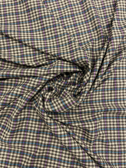 Jonny 030  colorwoven checkered viscose