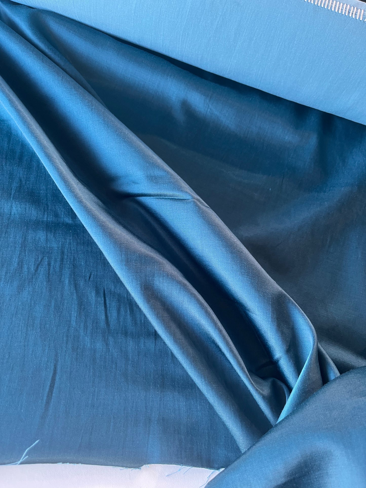 GAUTIER 016 Heavy Satin With Cotton petrol