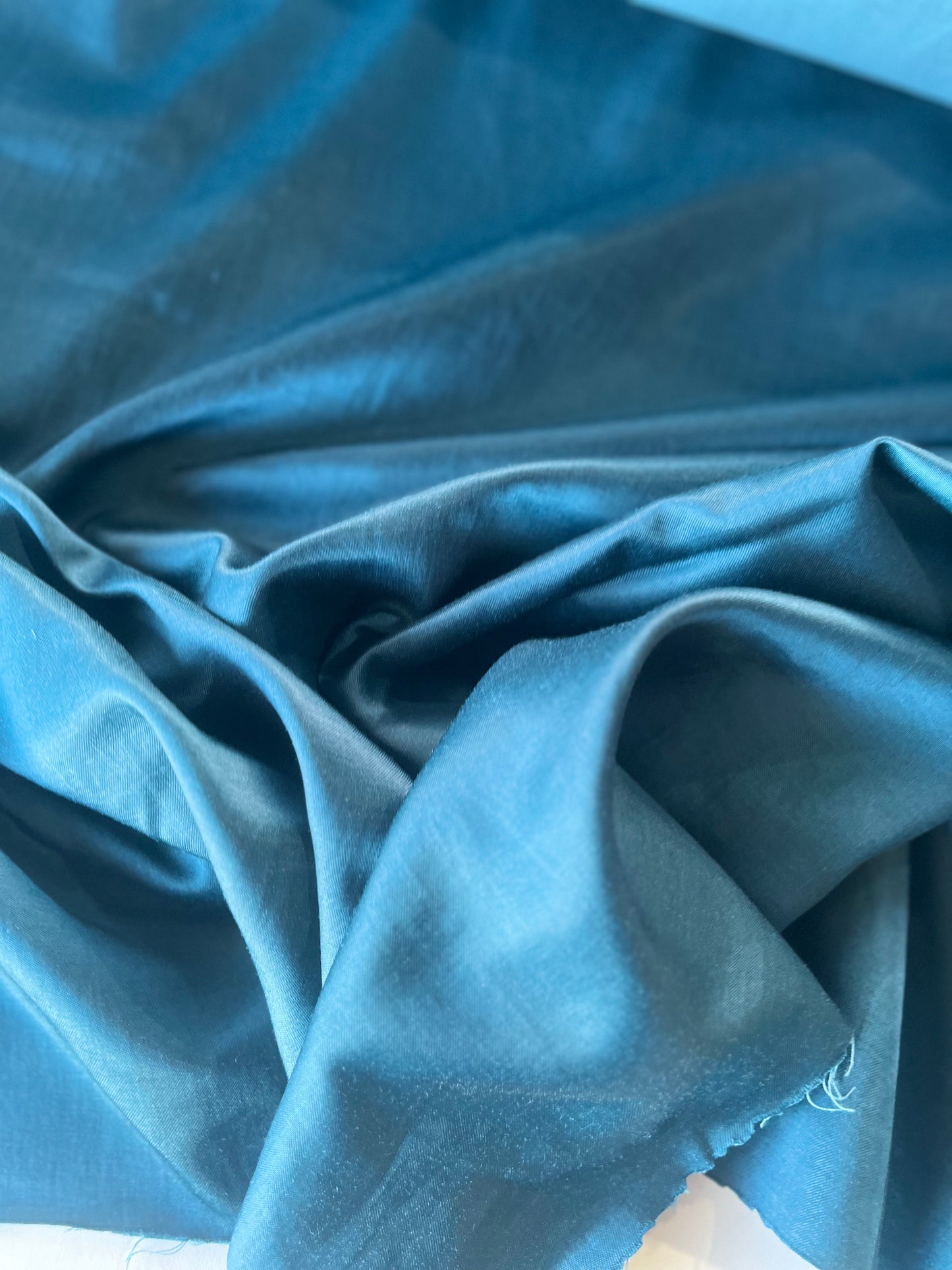 GAUTIER 016 Heavy Satin With Cotton petrol