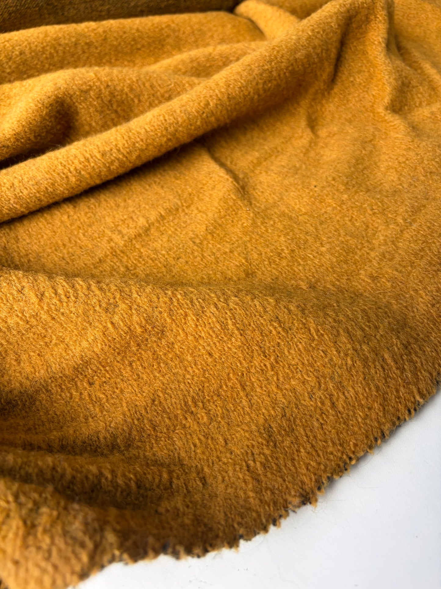 ISE 013 ocher boiled wool XL