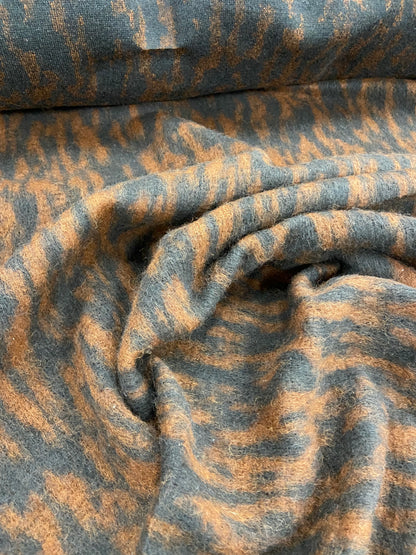Jonny 023 boiled wool check colors plum brown-cognac