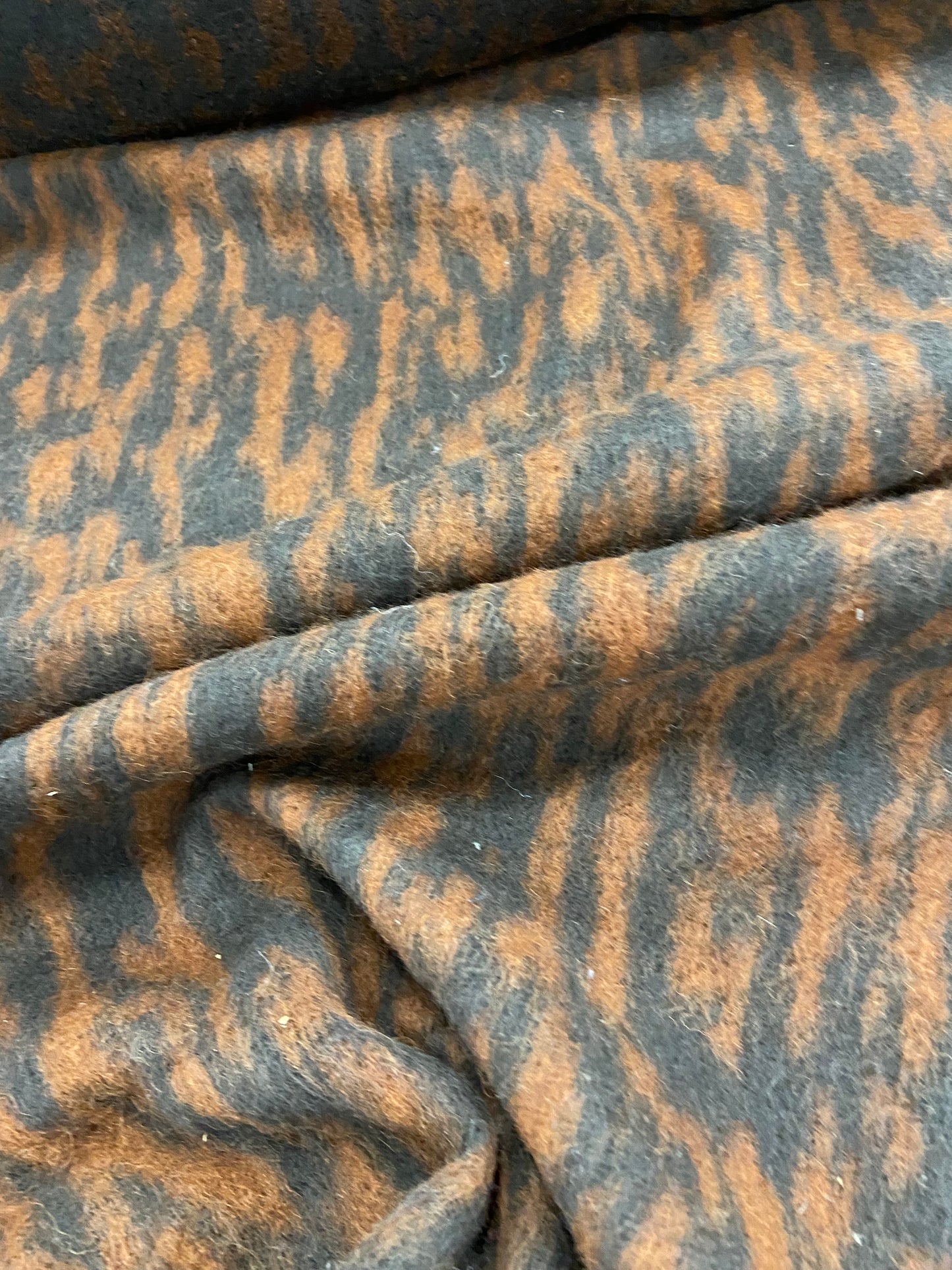 Jonny 023 boiled wool check colors plum brown-cognac