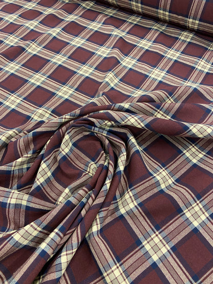 Jonny 021 colorwoven checkered viscose