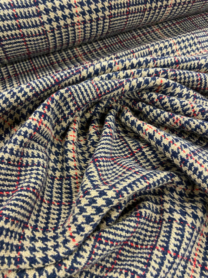 Jonny 020 checkered coat fabric