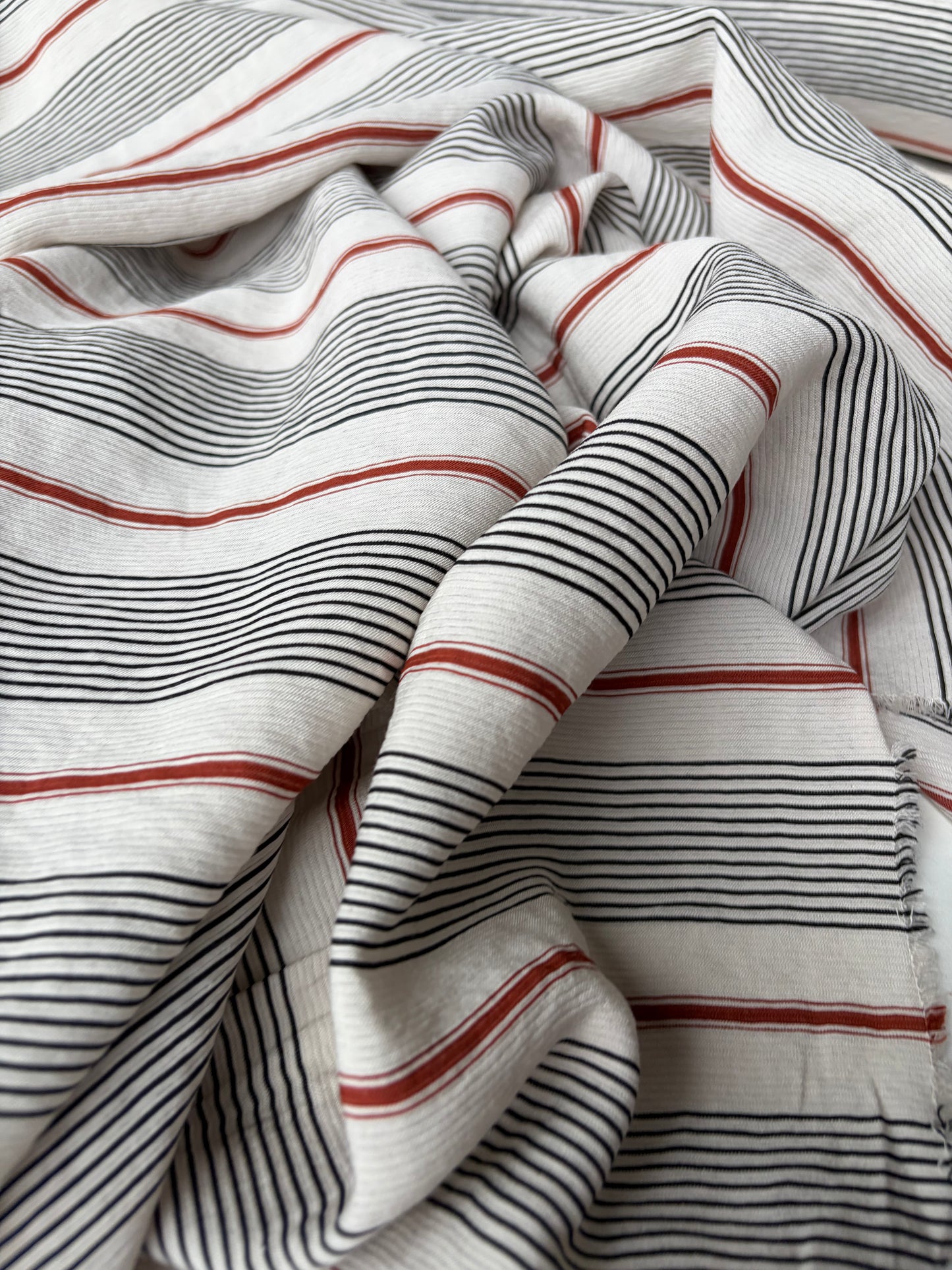 ISE 018 viscose voile stripes