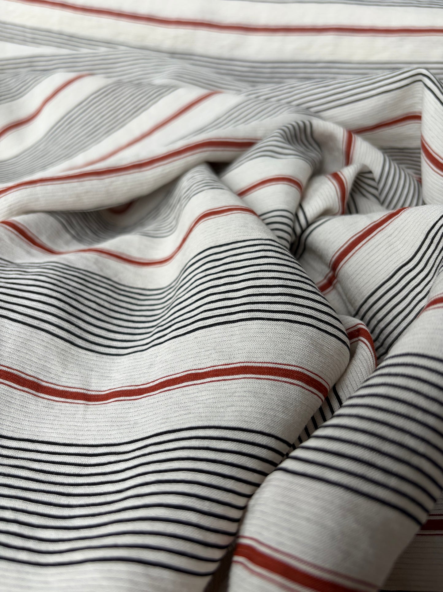 ISE 018 viscose voile stripes