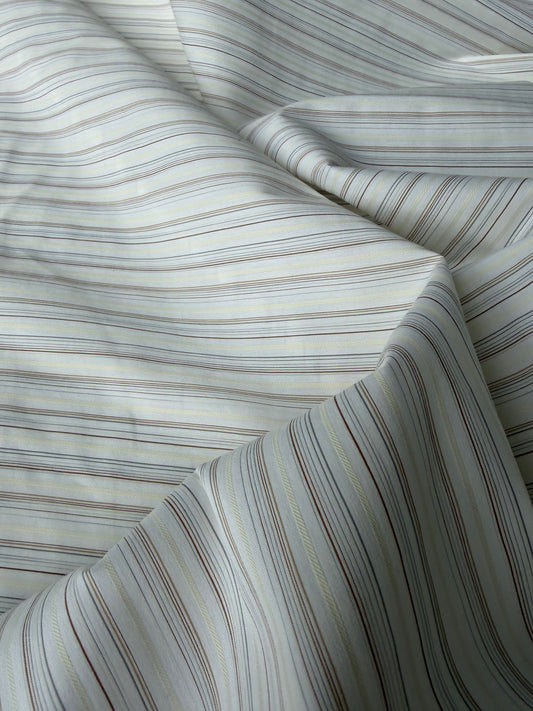 ISE 020 cotton stretch shirting stripes