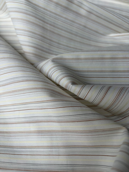 ISE 020 cotton stretch shirting stripes