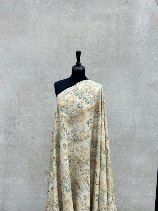 VIVIENNE 002 cotton linen vintage print