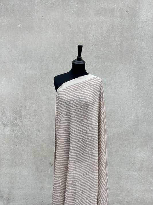 VIVIENNE 003 voile cotton silk zebra stripe