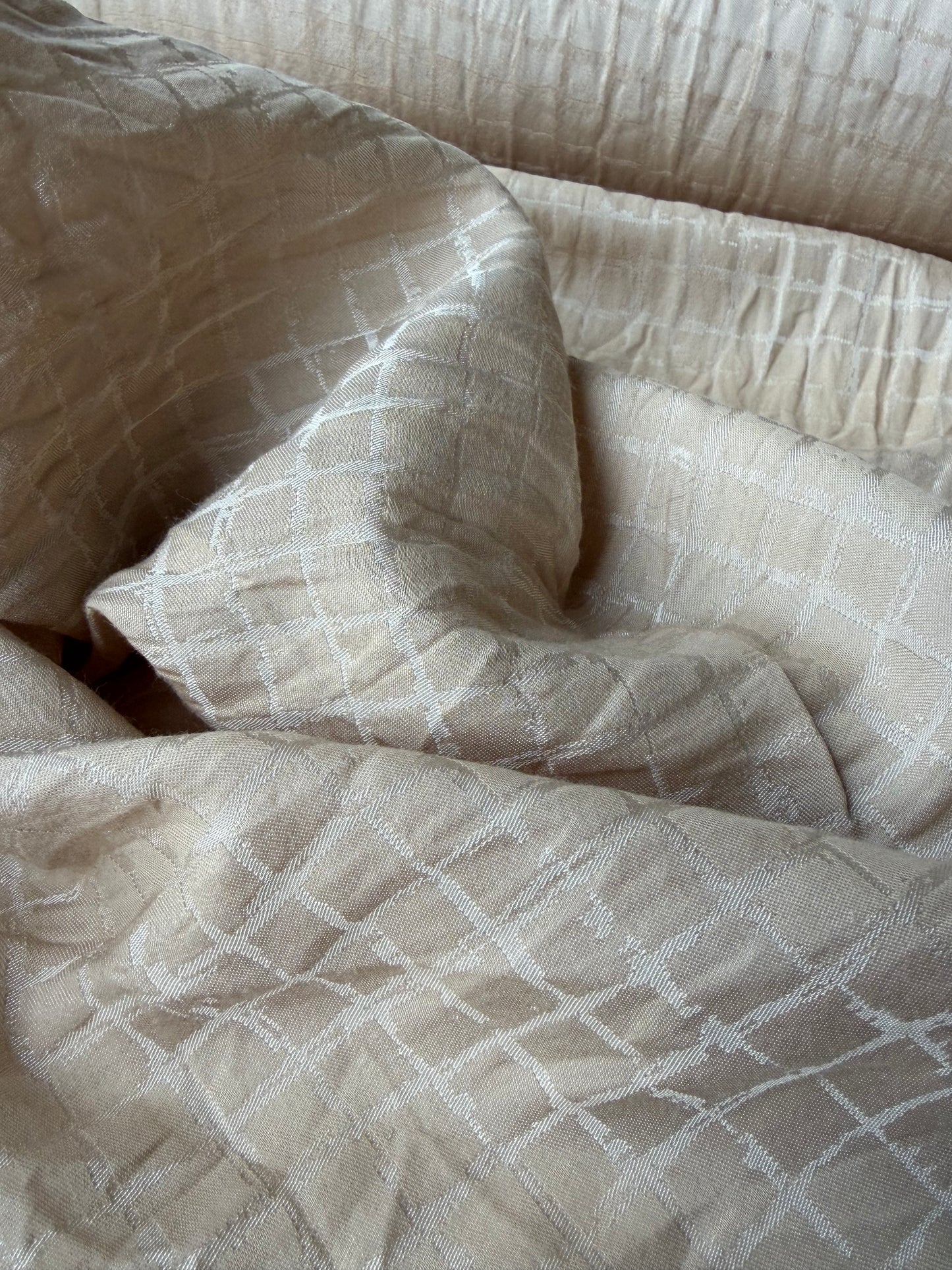 Ise 021 sand coloured fantasy blouse fabric