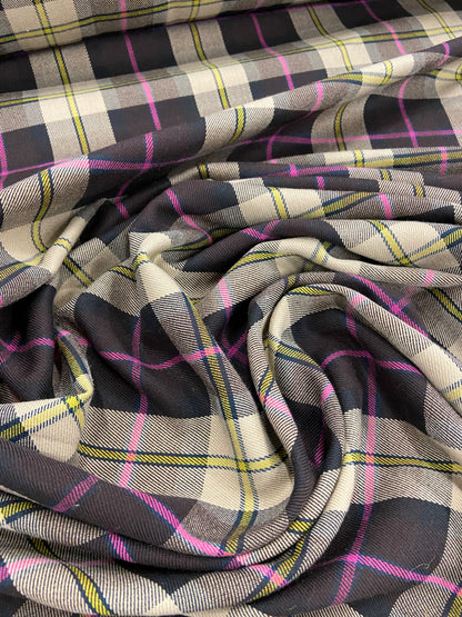 Jonny 002 colorwoven checkered viscose