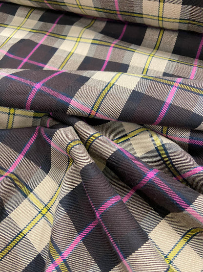 Jonny 002 colorwoven checkered viscose