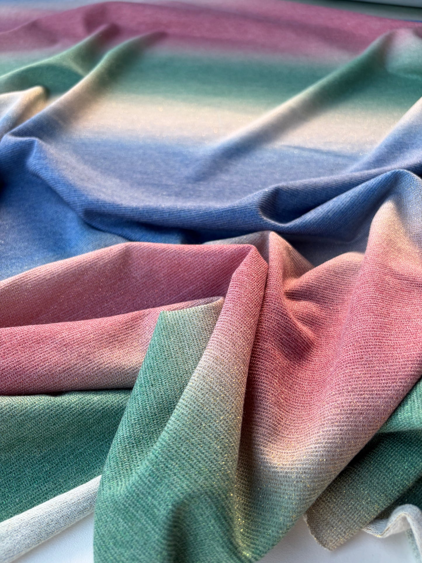 HOMER 023 cotton/viscose lurex jersey tie-dye