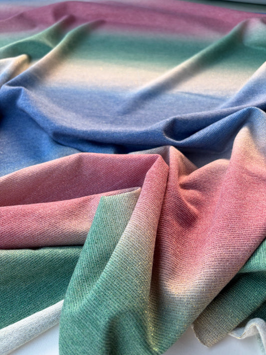 HOMER 023 cotton/viscose lurex jersey tie-dye