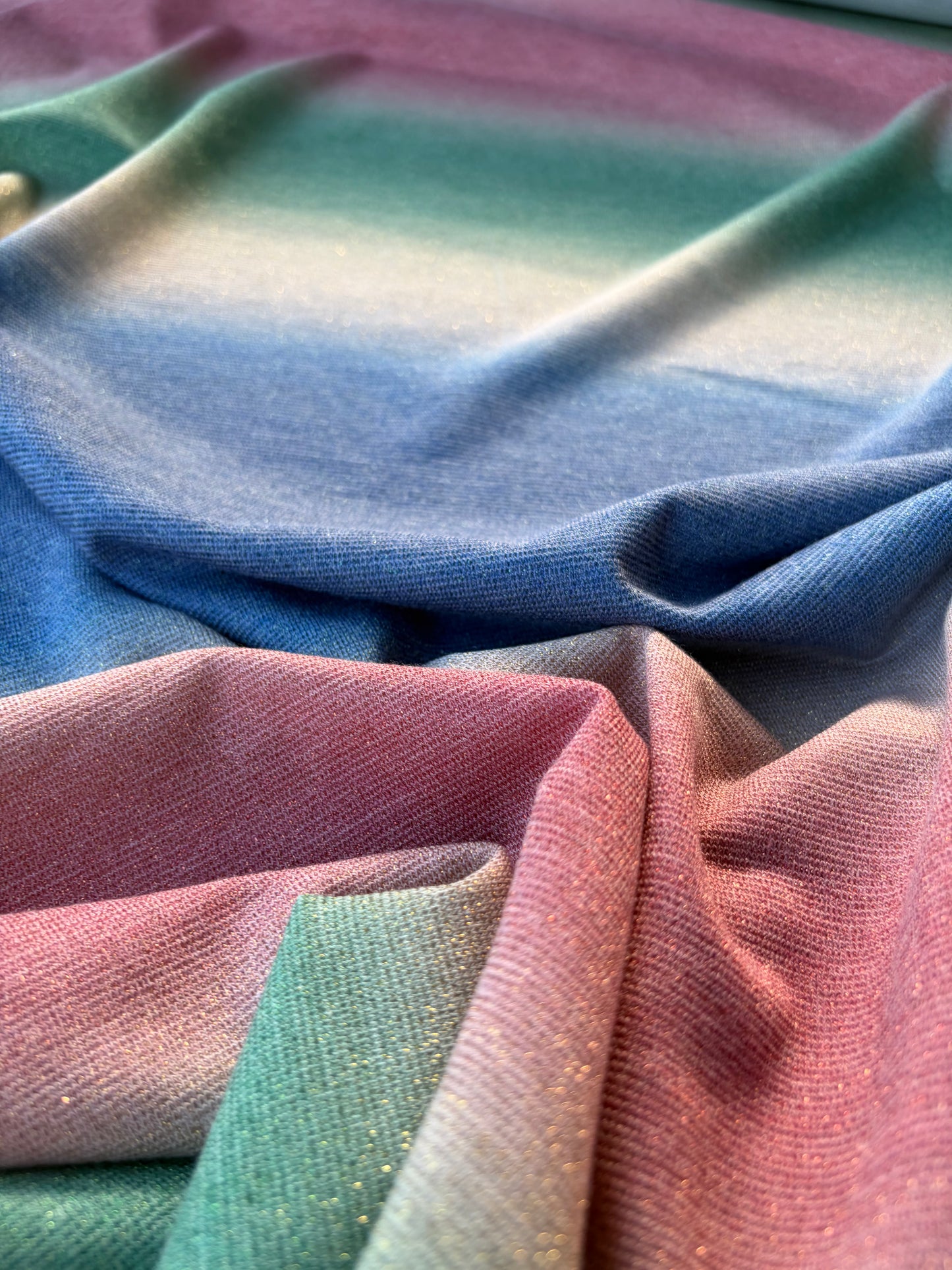 HOMER 023 cotton/viscose lurex jersey tie-dye
