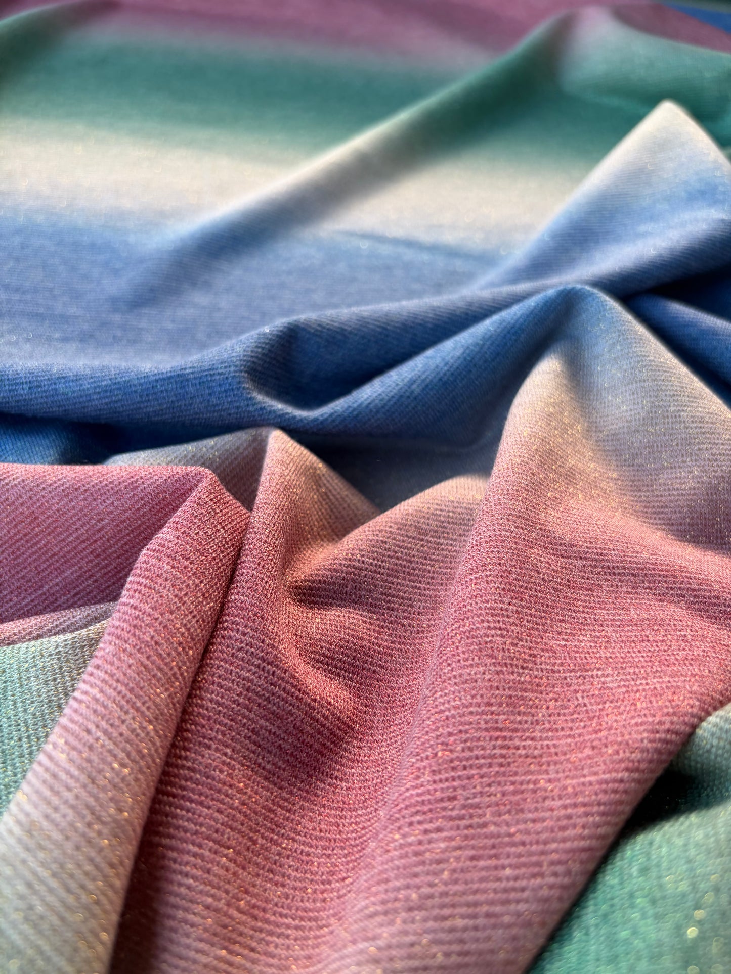 HOMER 023 cotton/viscose lurex jersey tie-dye