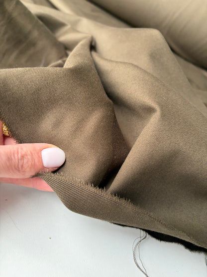 JOEL001 brown cotton stretch peach finish