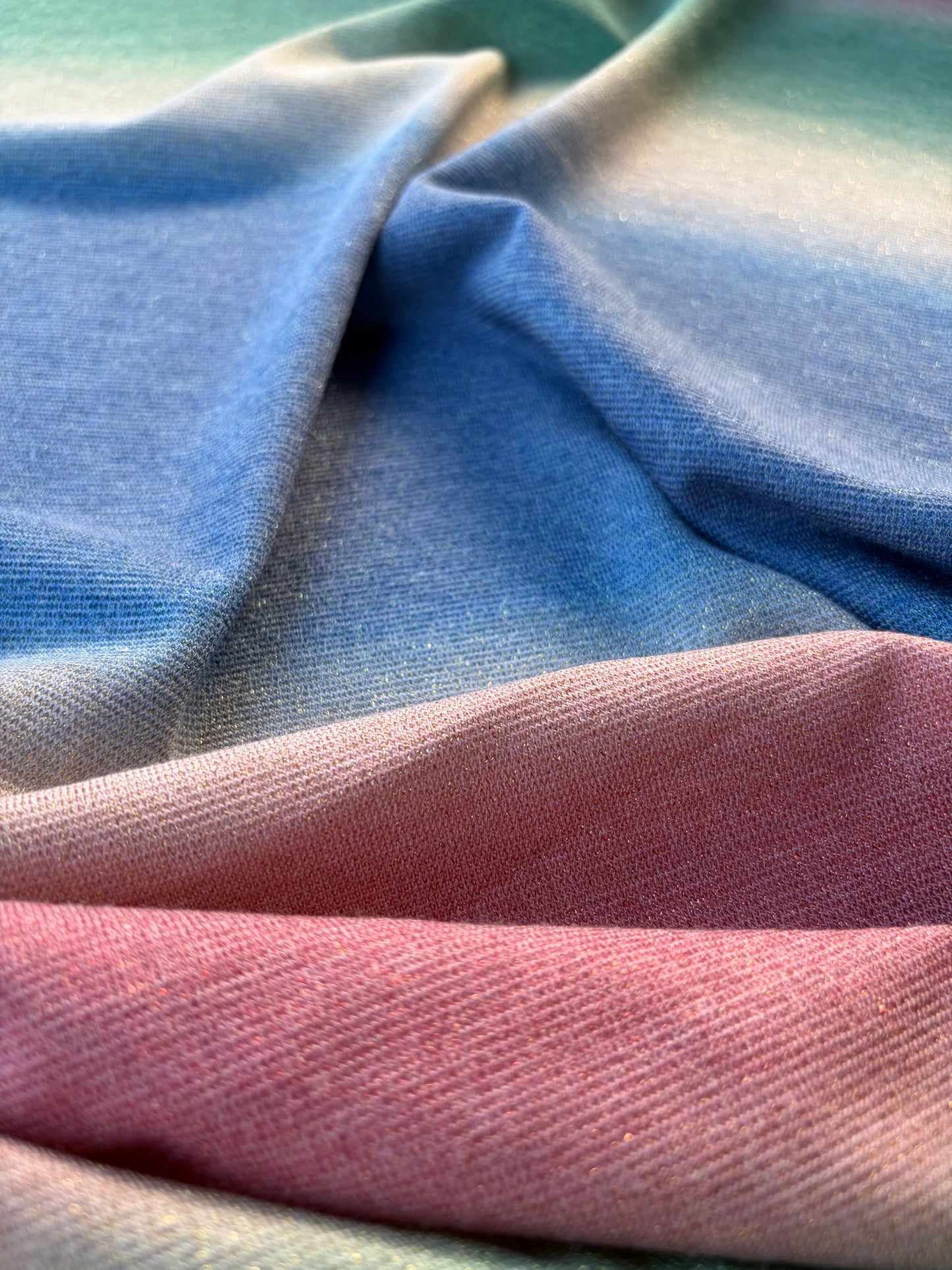 HOMER 023 cotton/viscose lurex jersey tie-dye