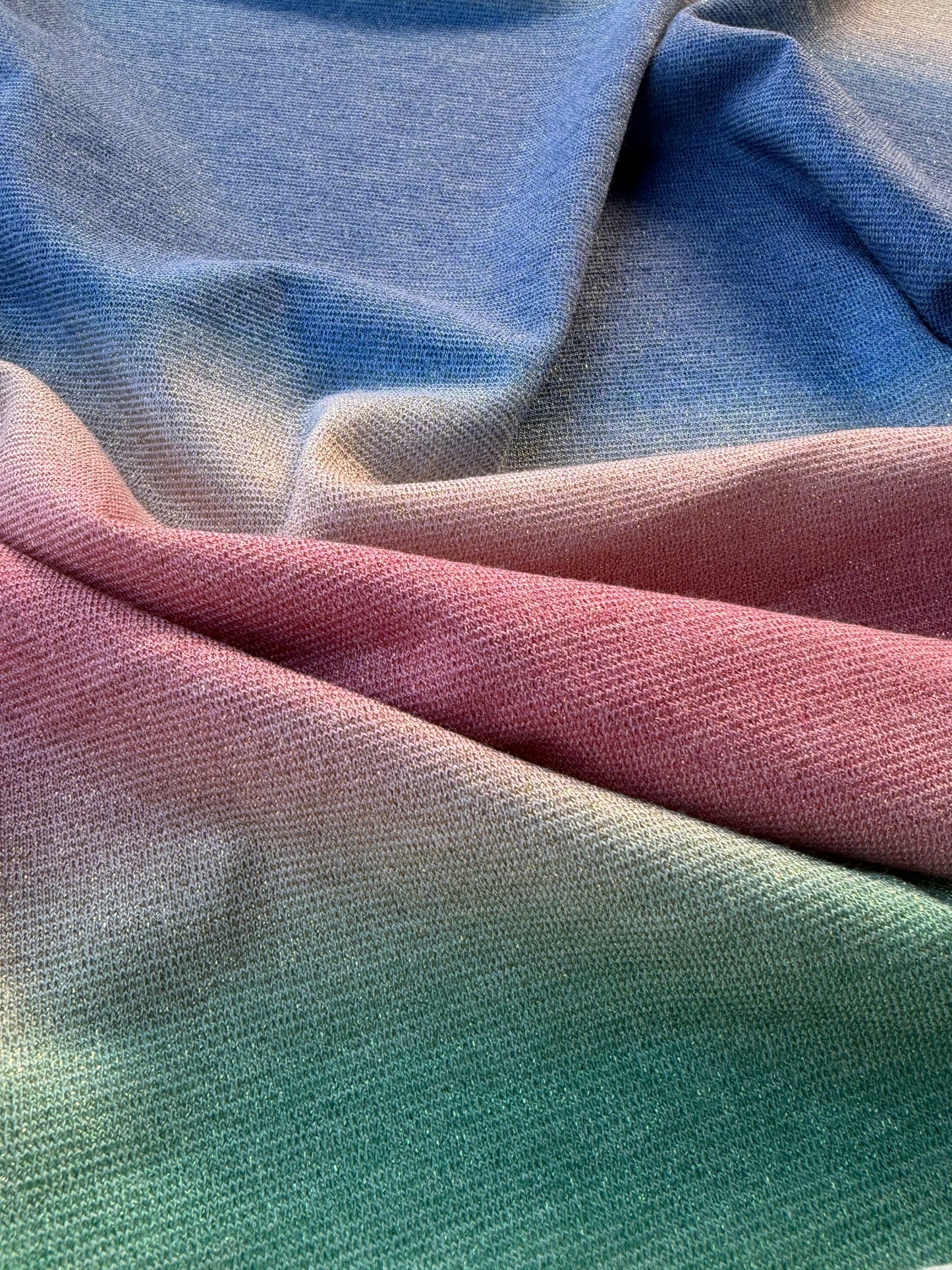 HOMER 023 cotton/viscose lurex jersey tie-dye