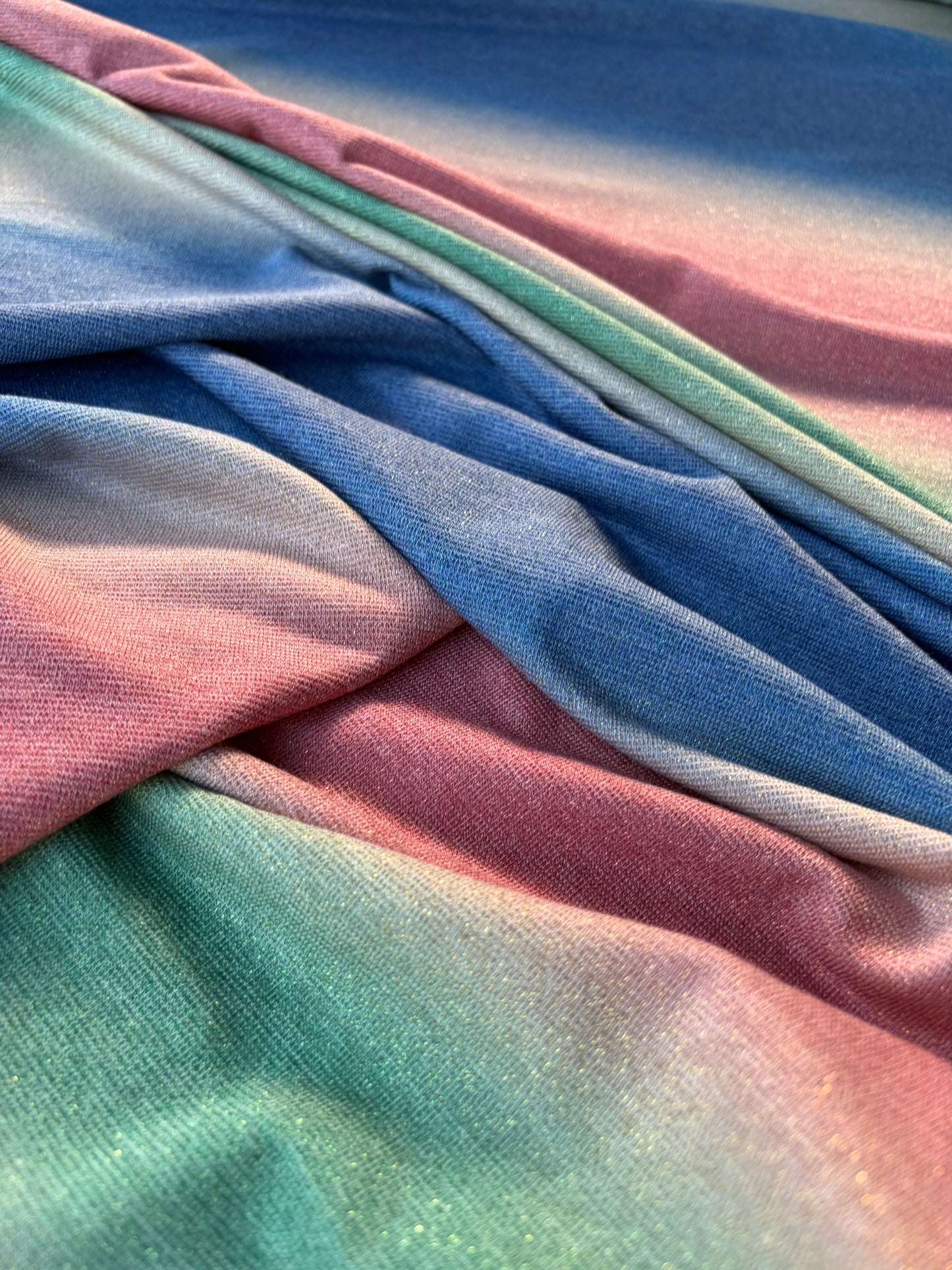 HOMER 023 cotton/viscose lurex jersey tie-dye