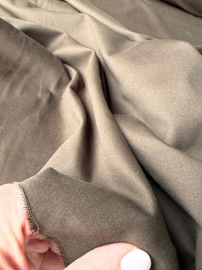 JOEL001 brown cotton stretch peach finish