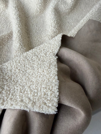 JOEL 004 cream coloured heavy bouclette with wool