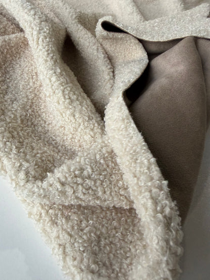 JOEL 004 cream coloured heavy bouclette with wool