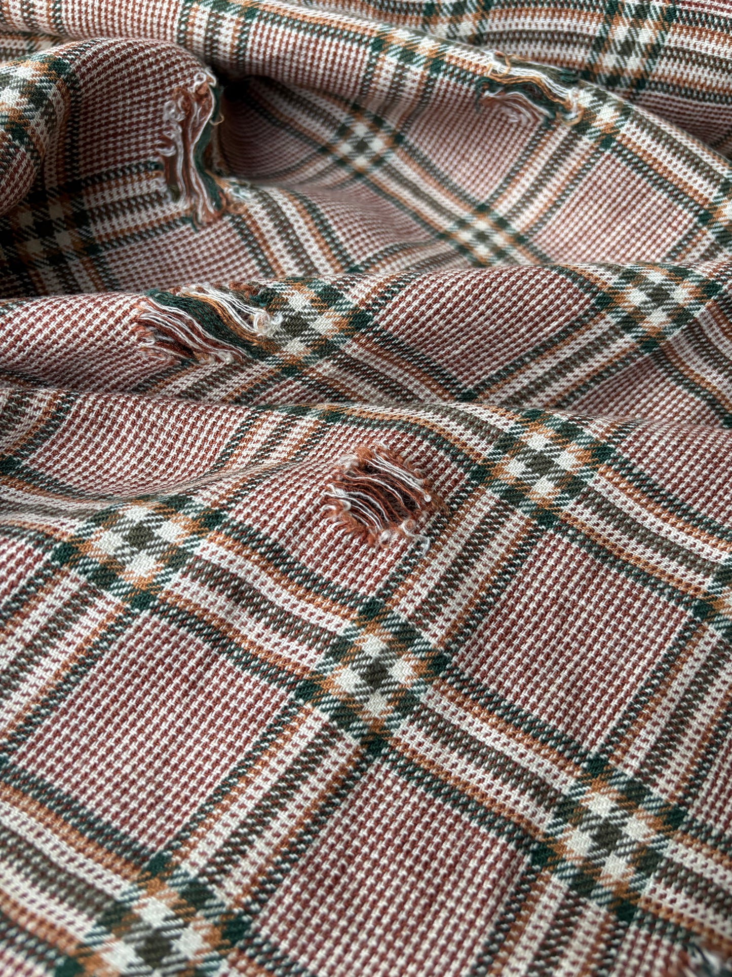 JOEL 005 destroyed heavy cotton check