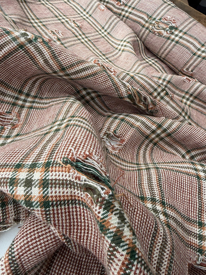 JOEL 005 destroyed heavy cotton check