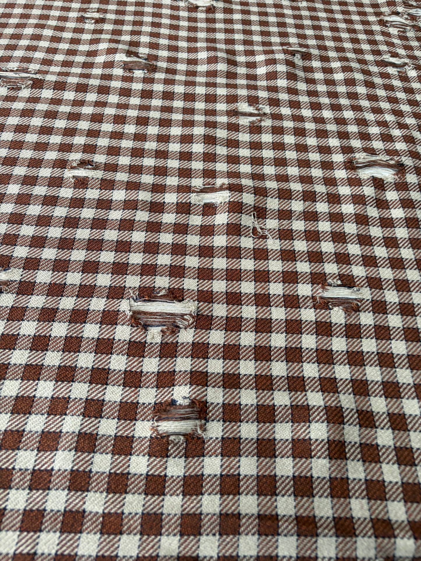 JOEL 006 destroyed heavy cotton check