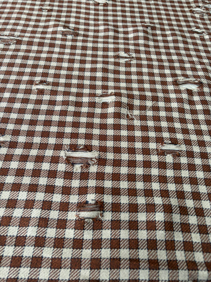 JOEL 006 destroyed heavy cotton check