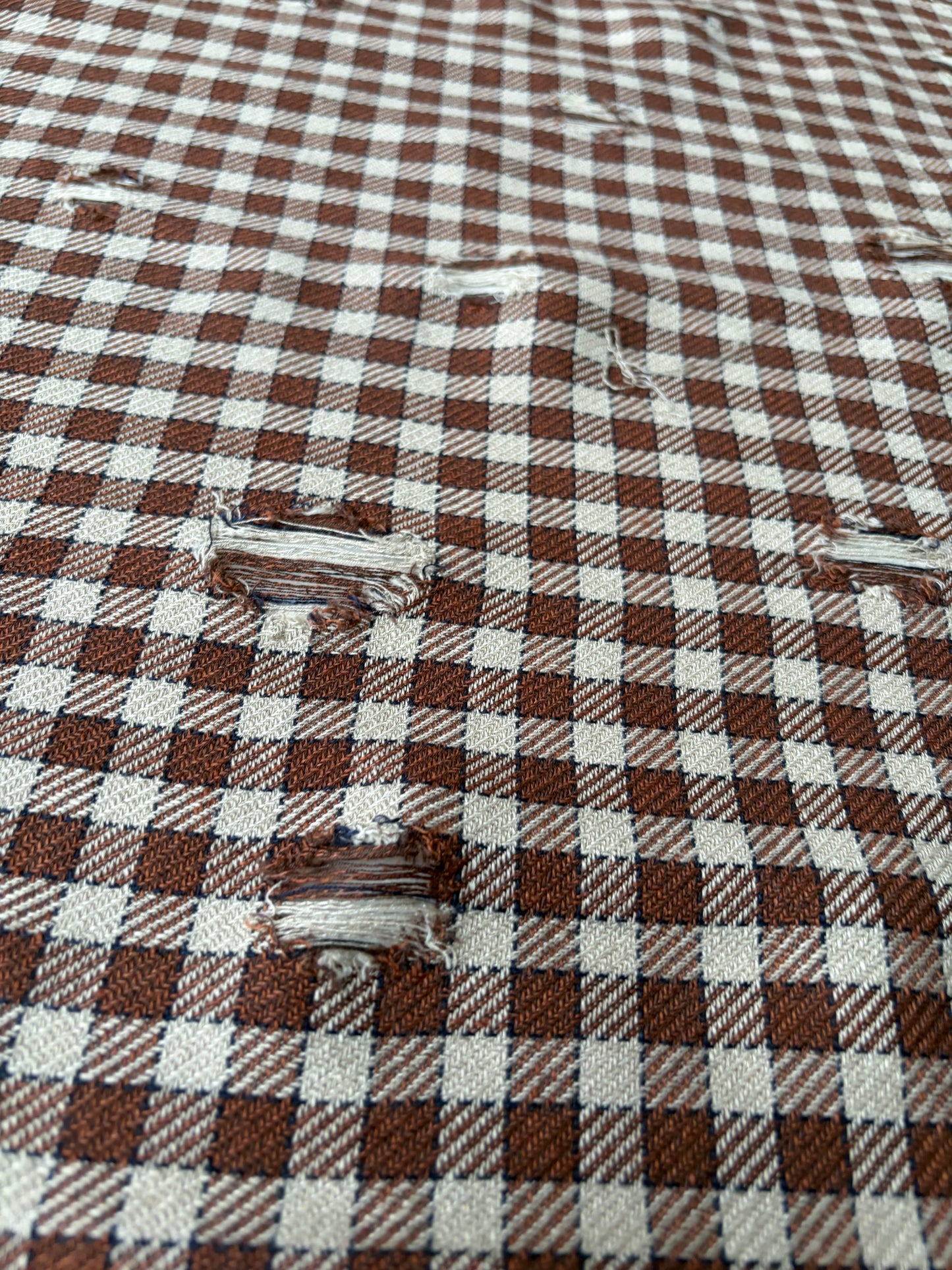 JOEL 006 destroyed heavy cotton check