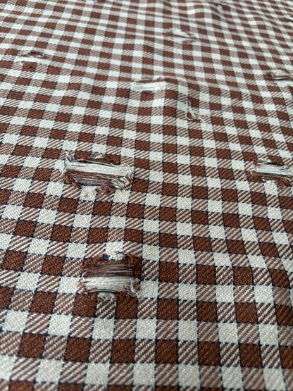 JOEL 006 destroyed heavy cotton check