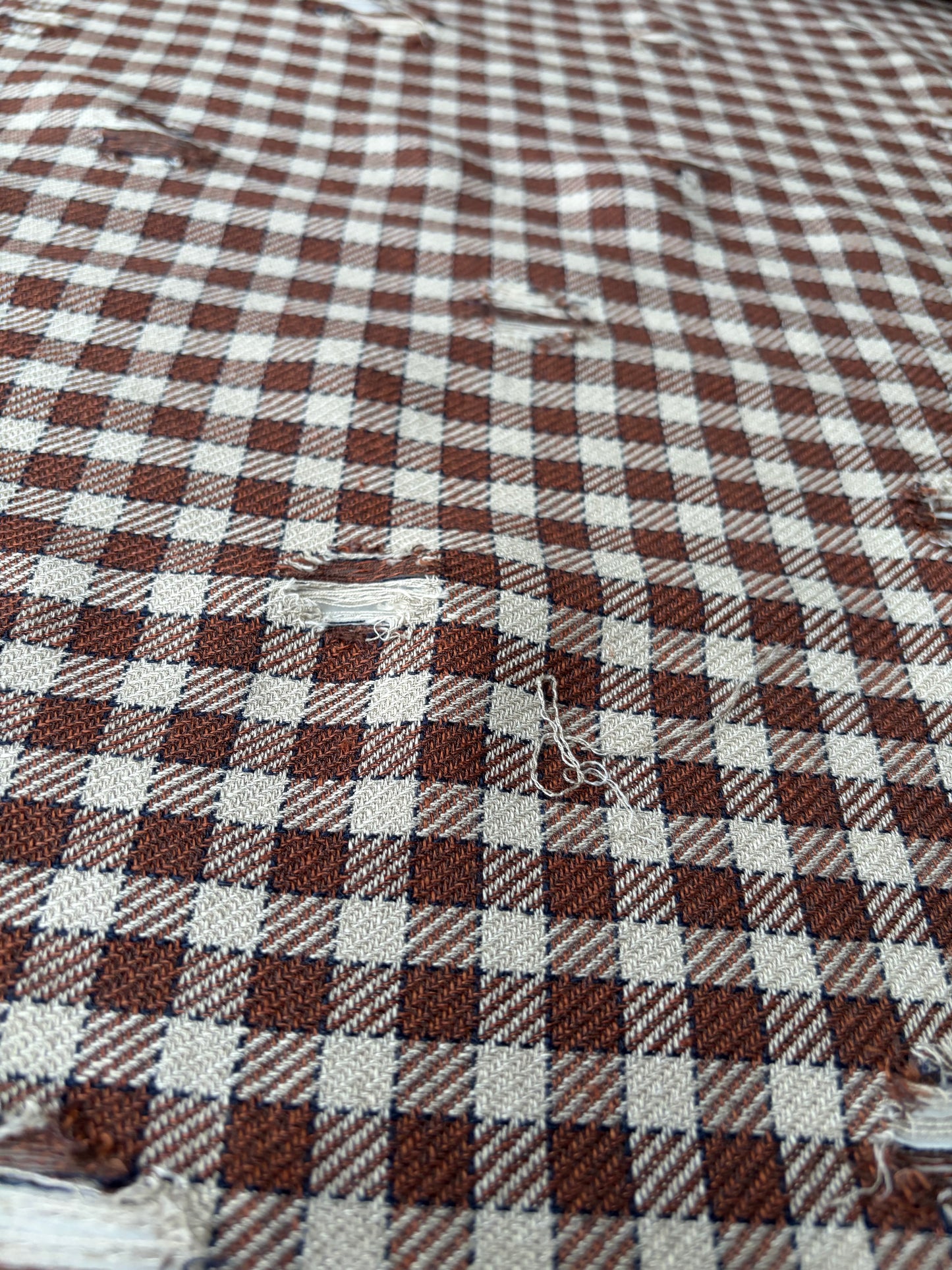 JOEL 006 destroyed heavy cotton check