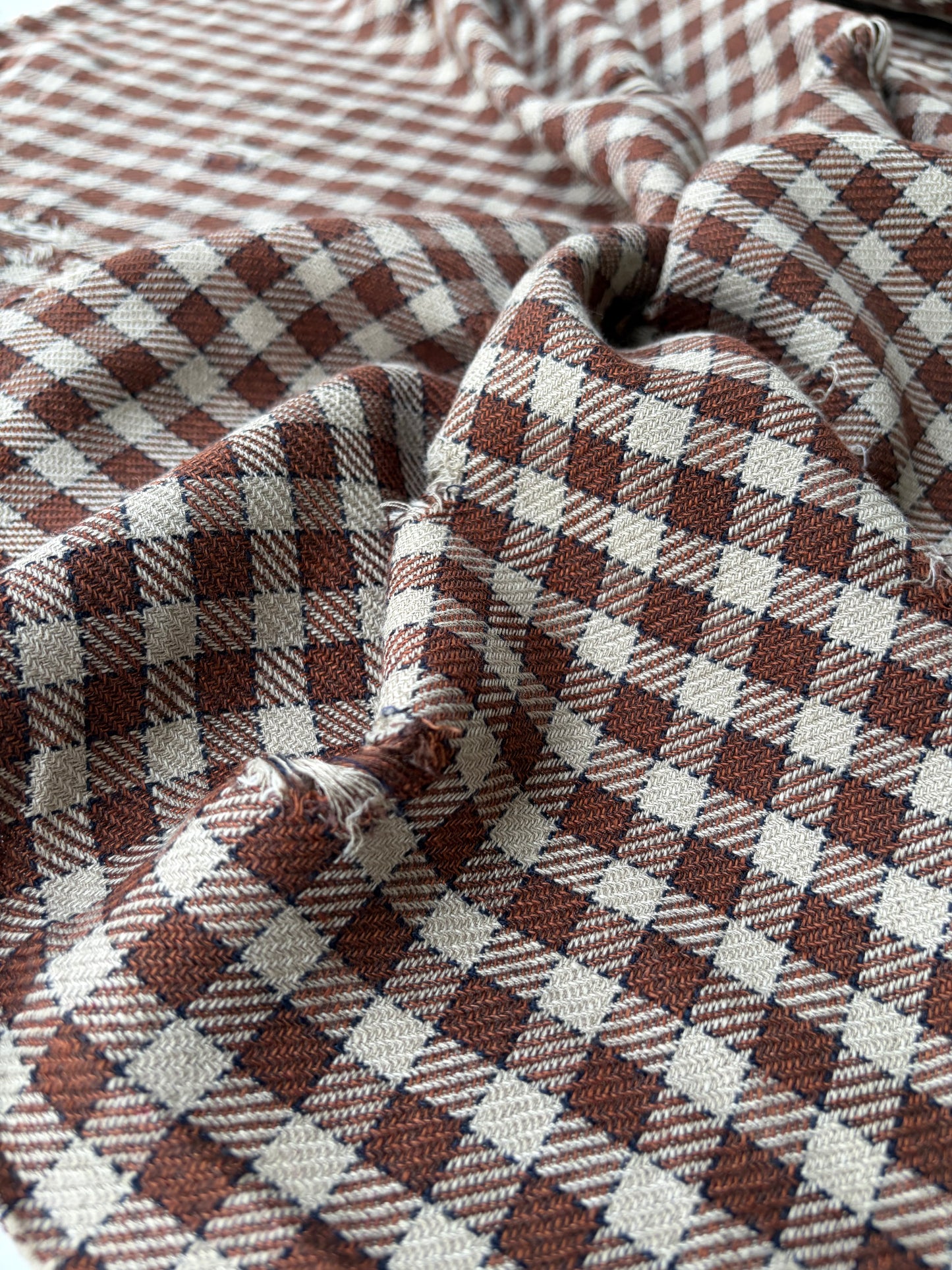 JOEL 006 destroyed heavy cotton check