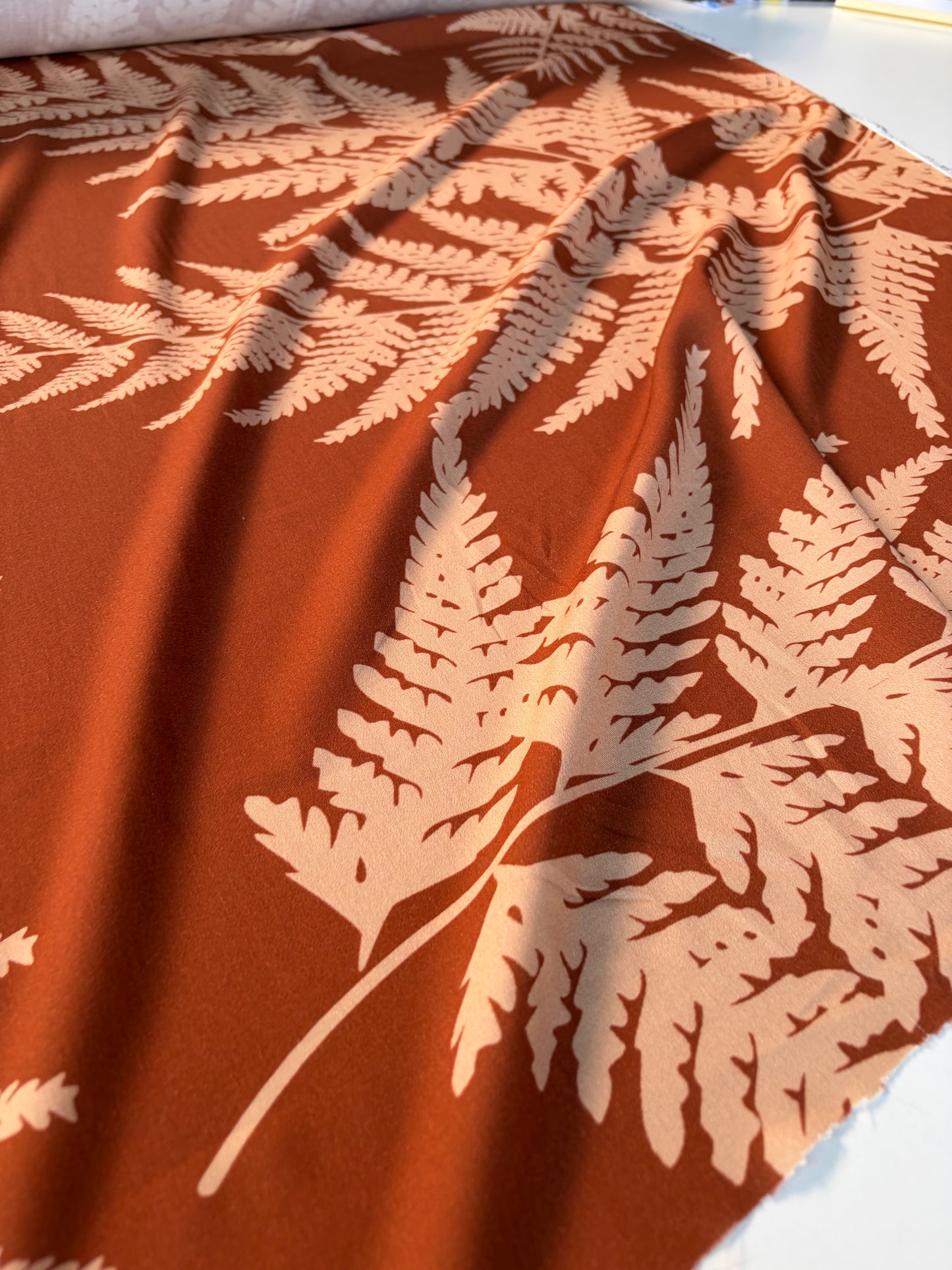HOMER 029 viscose twill print brown/sand