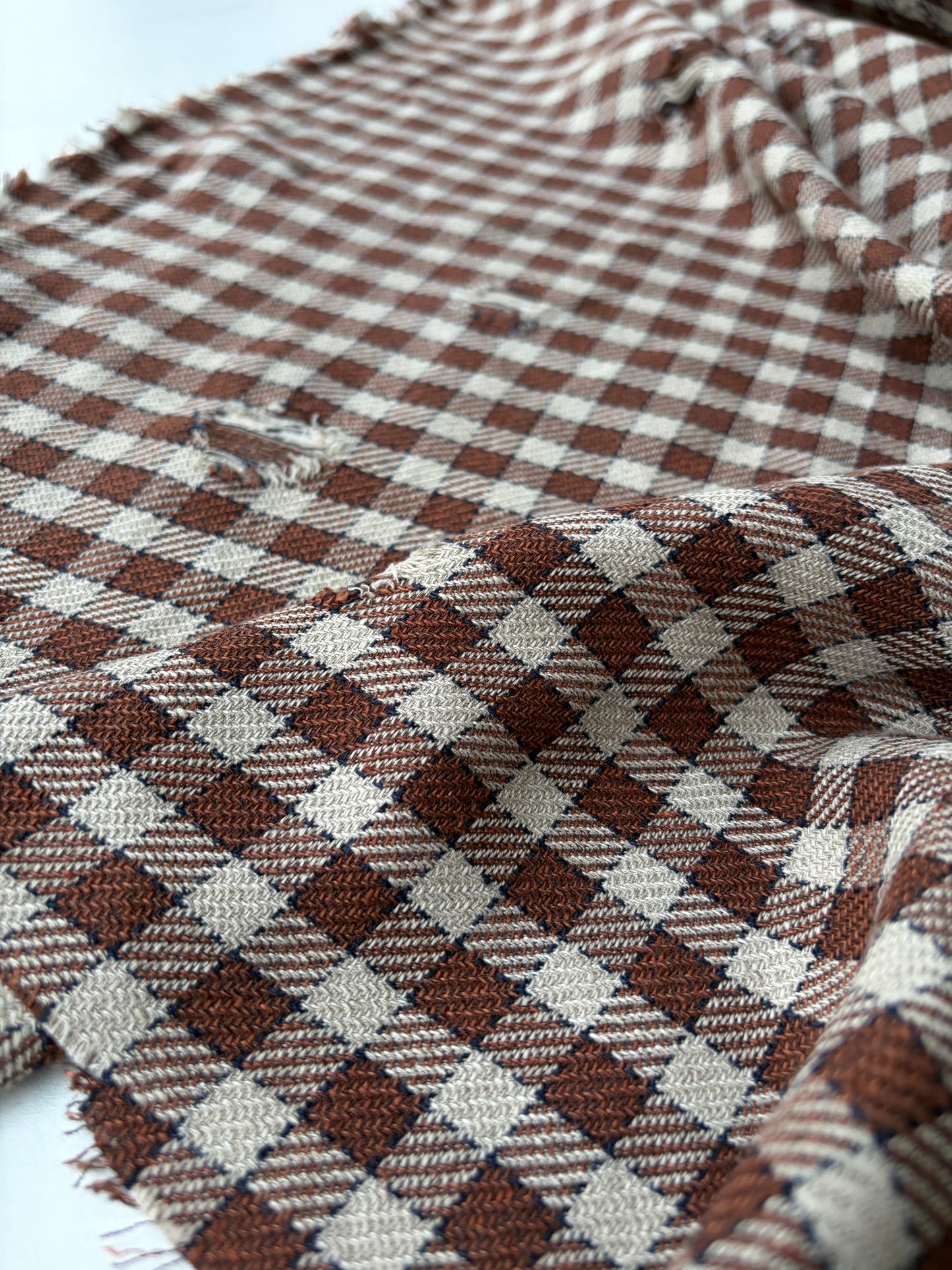 JOEL 006 destroyed heavy cotton check
