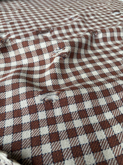 JOEL 006 destroyed heavy cotton check