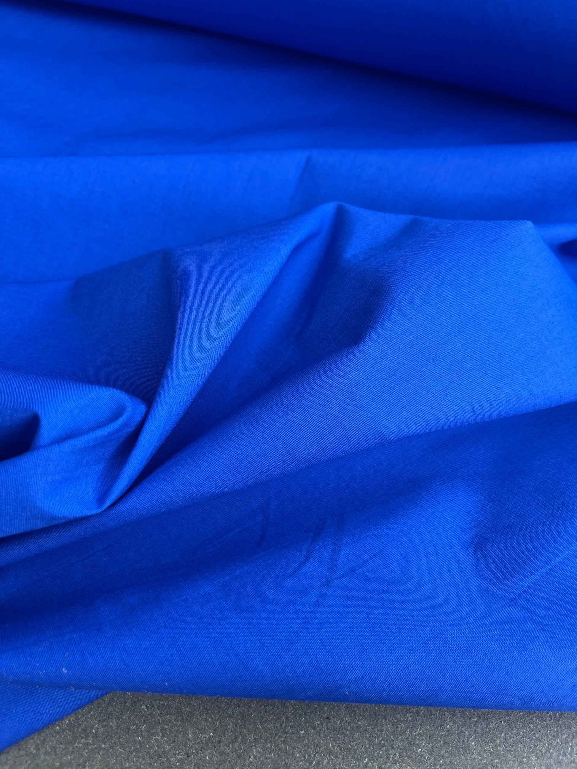 SPLASH 016 Poplin prestige kobalt blue – Wasted Fabrics
