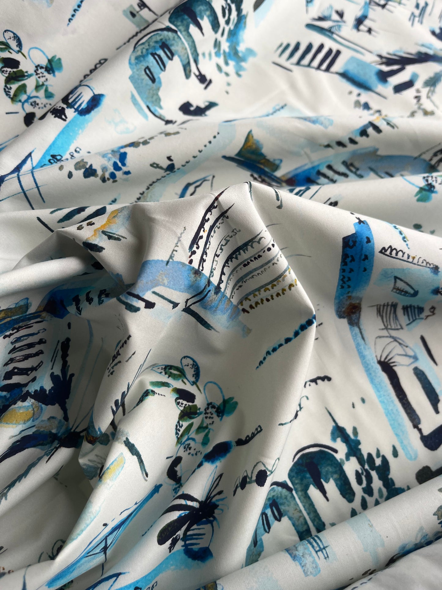 REMCO 015 cotton poplin beach print – Wasted Fabrics