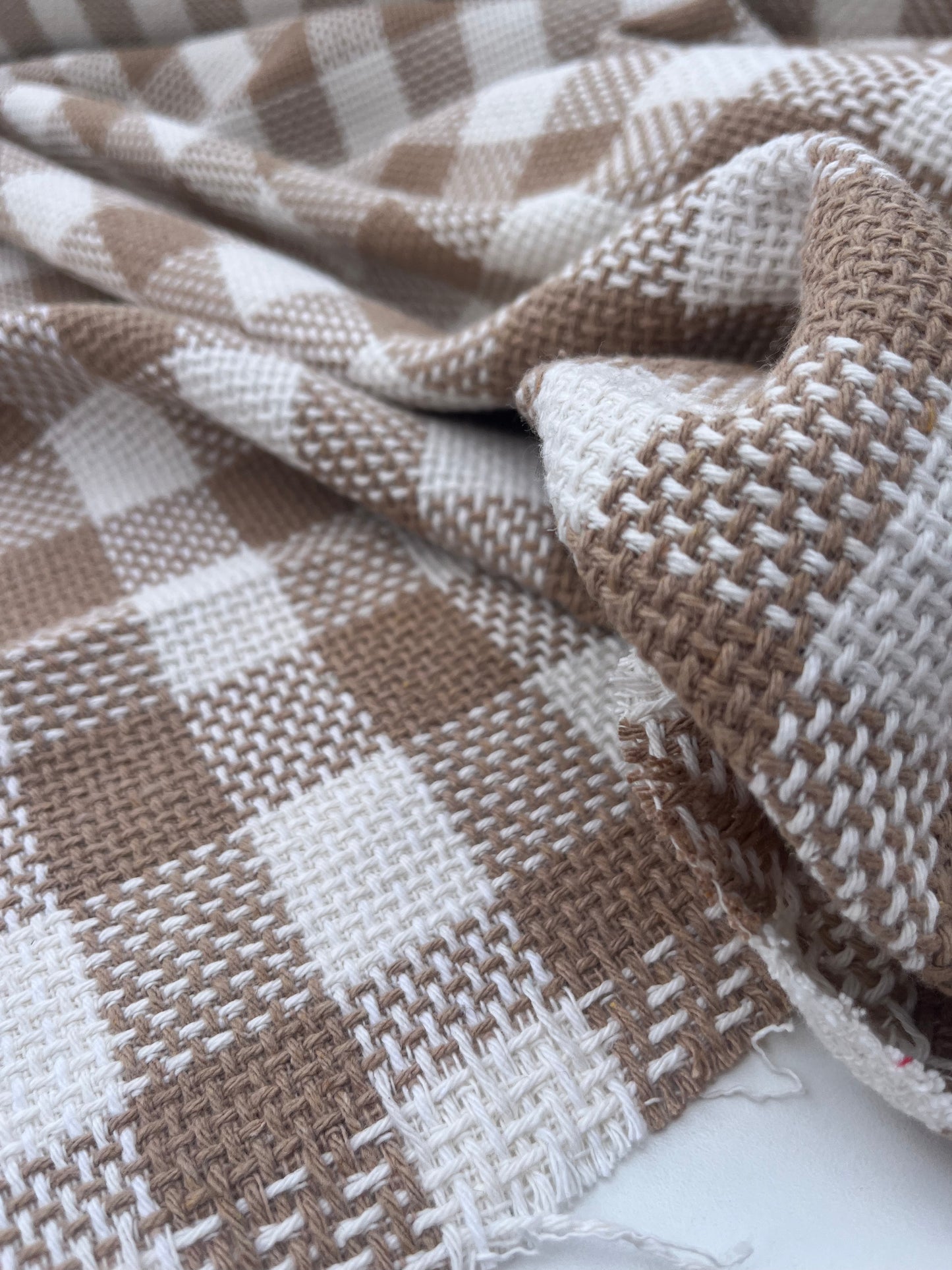 Gaia 018 cotton tweed Chanel style check